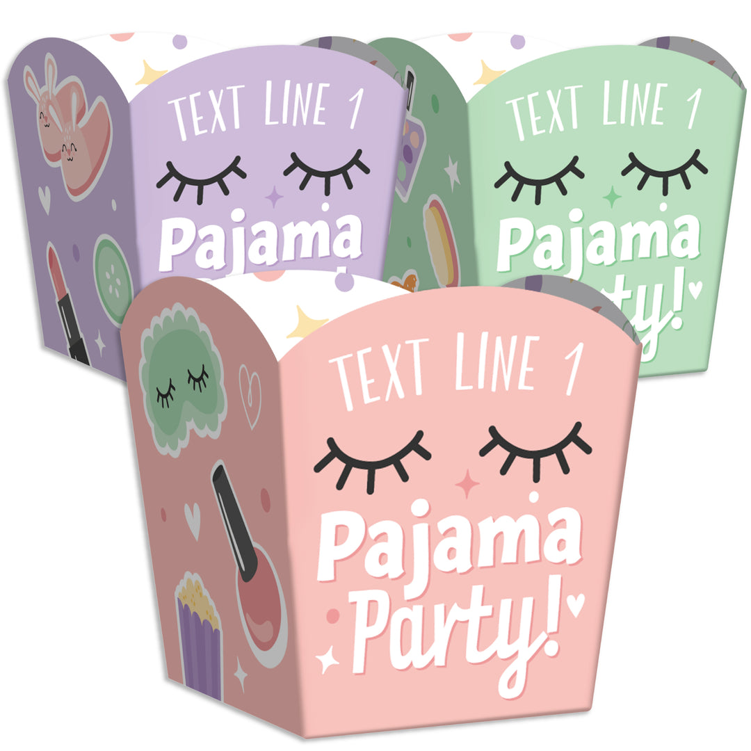 Pajama Slumber Party Treat Boxes