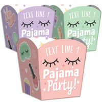 Pajama Slumber Party Treat Boxes