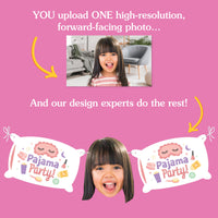 Custom Face Pajama Slumber Party Garland Banner