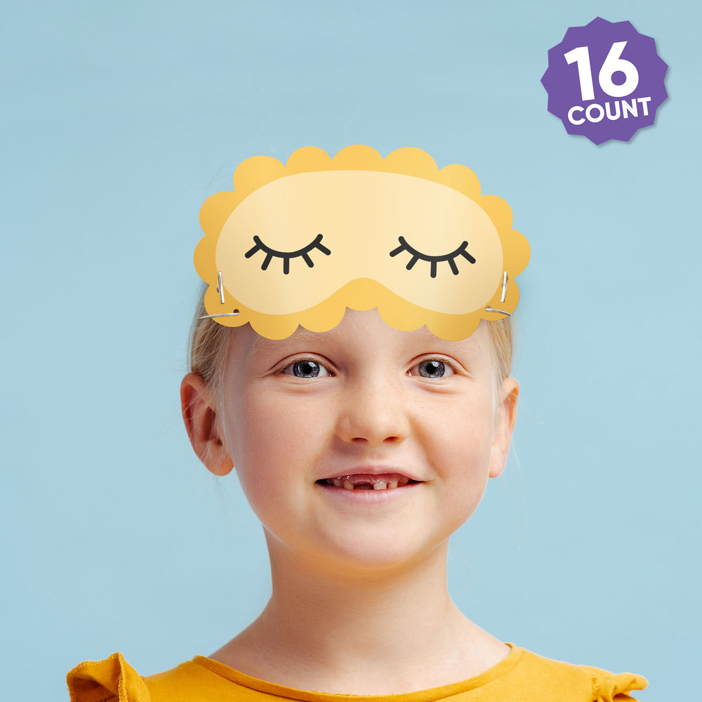 Sleep Over Paper Masks - 16 Ct