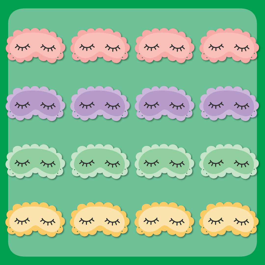Sleep Over Paper Masks - 16 Ct