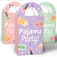 Pajama Slumber Party Paper Favor Bags - 12 Ct