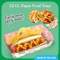 Pajama Party Paper Food Trays