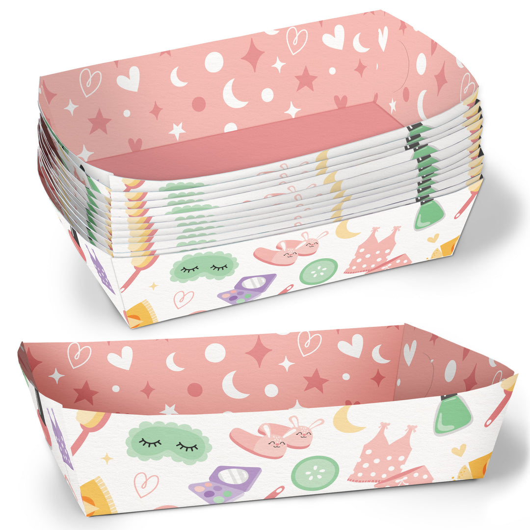 Pajama Party Paper Food Trays
