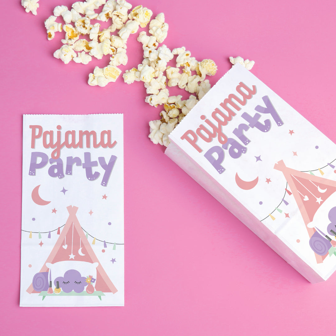 Popcorn Bags - Pajama Party - 25 Ct
