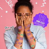 Pajama Party Temporary Tattoos - 96 Ct