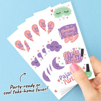 Pajama Party Temporary Tattoos - 96 Ct