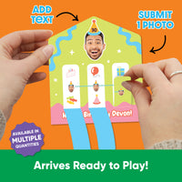 Custom Face Party Time Pull Tab Game