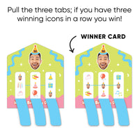Custom Face Party Time Pull Tab Game