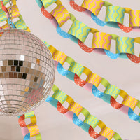 Party Time DIY Paper Chains - 128 Pc