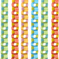 Party Time DIY Paper Chains - 128 Pc