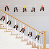 Custom Photo Party Time - Fun Face Decorations DIY Happy Birthday Party Essentials - Set of 20