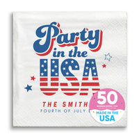 Custom Text - Party In The USA Napkins