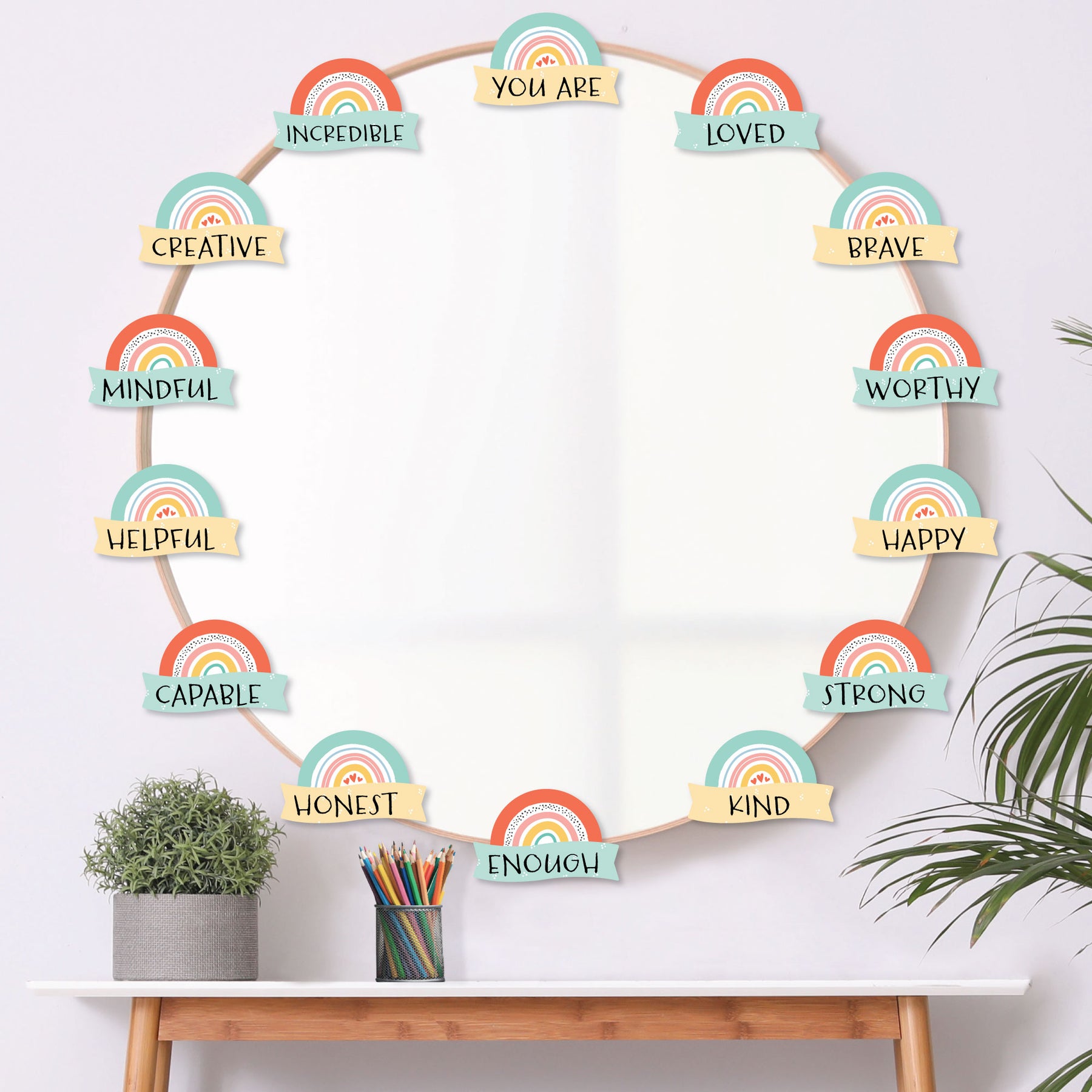 pastel-boho-rainbow-diy-blank-paper-desk-or-locker-labels-classroom-name-tags-set-of-32-bigdotofhappiness-com-big-dot-of-happiness-llc for Free Printable Boho Name Tags Pastel Boho Rainbow - DIY Blank Paper Desk or Locker Labels - Classroom Name Tags - Set of 32 | BigDotOfHappiness.com – Big Dot of Happiness LLC for Free Printable Boho Name Tags