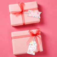 Pastel Christmas Gift Tags - 24 Ct