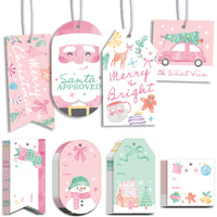 Pastel Christmas Gift Tags - 24 Ct