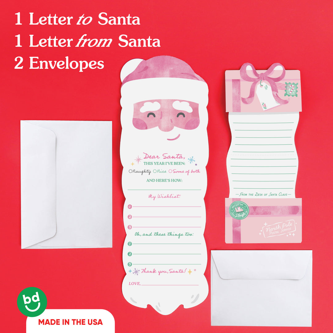 Letters to Santa Kit - Pastel Christmas
