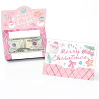 Pastel Christmas Money And Gift Card Holders - 8 Ct