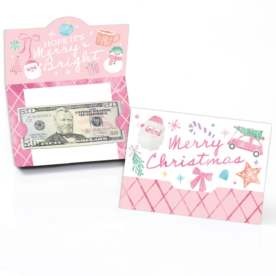 Pastel Christmas Money And Gift Card Holders - 8 Ct