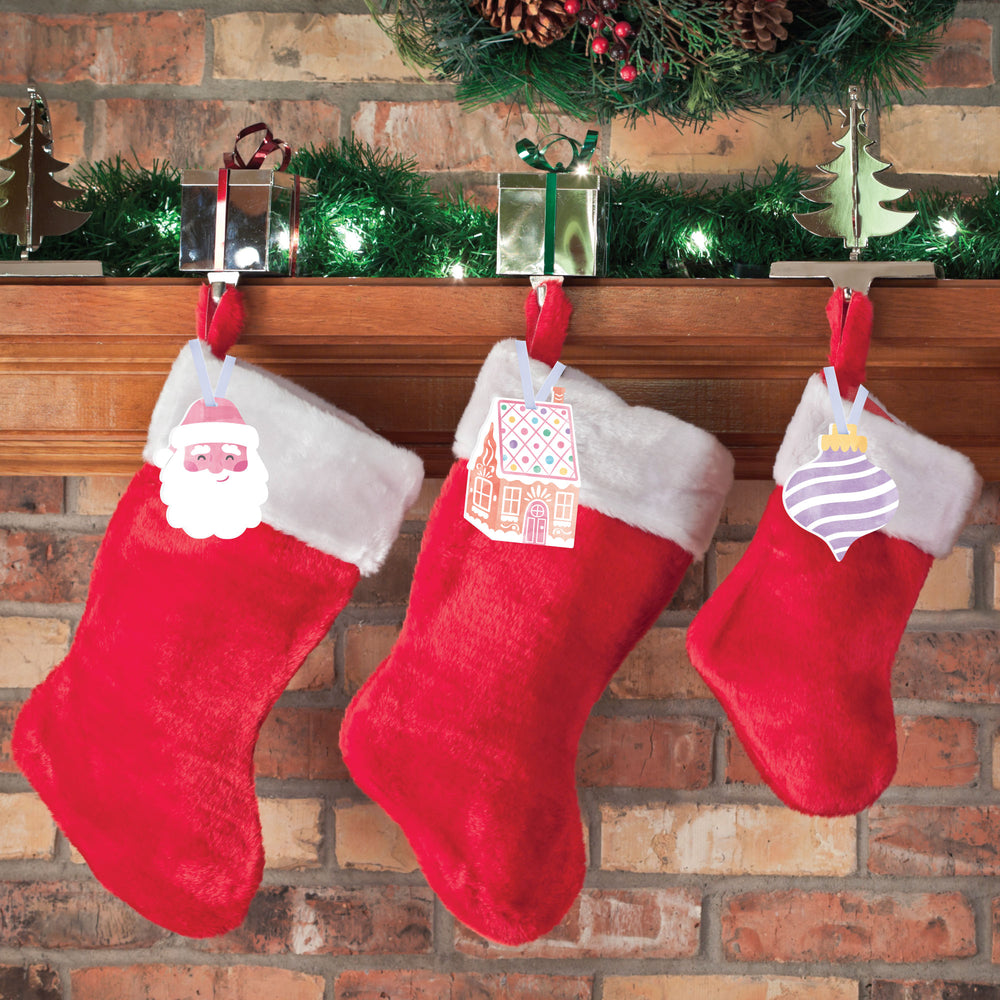 Pastel Christmas Tree Ornaments - 12 Ct