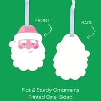 Pastel Christmas Tree Ornaments - 12 Ct