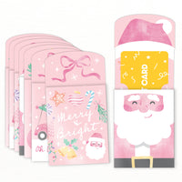 Pastel Christmas Nifty Gifty Card Holders - 8 Ct