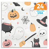 Napkins - Pastel Halloween - 24 Ct