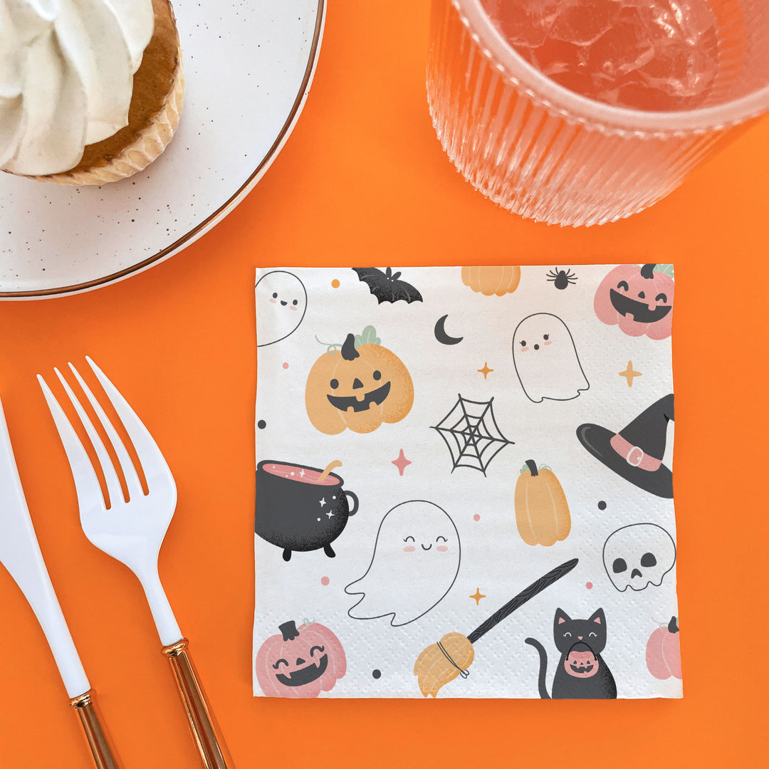 Napkins - Pastel Halloween - 24 Ct