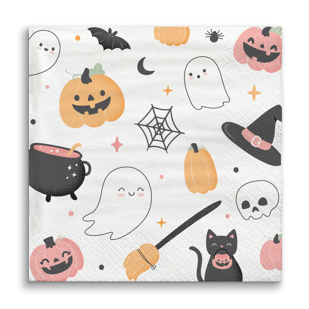 Napkins - Pastel Halloween - 24 Ct