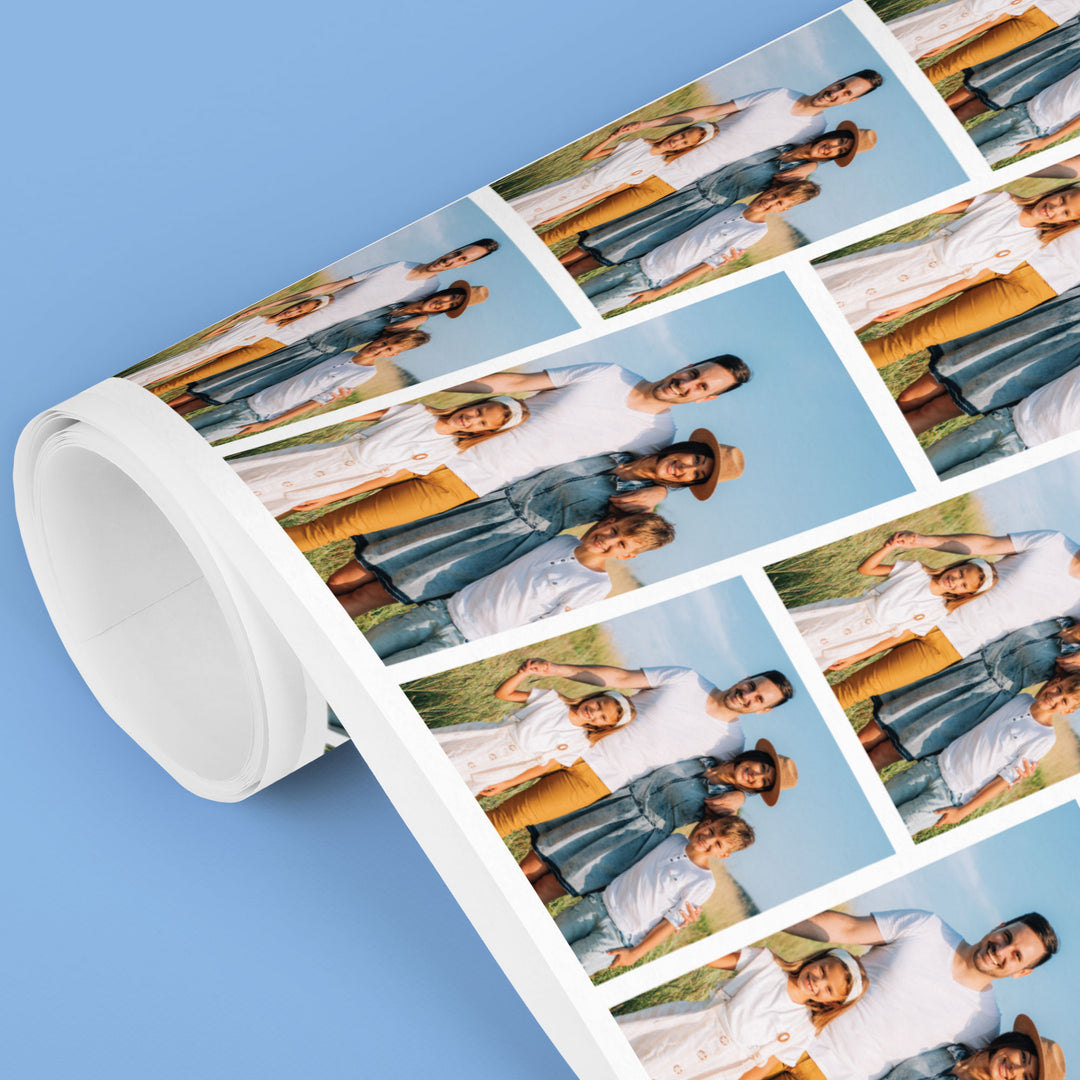Custom Photo Wrapping Paper - Collage