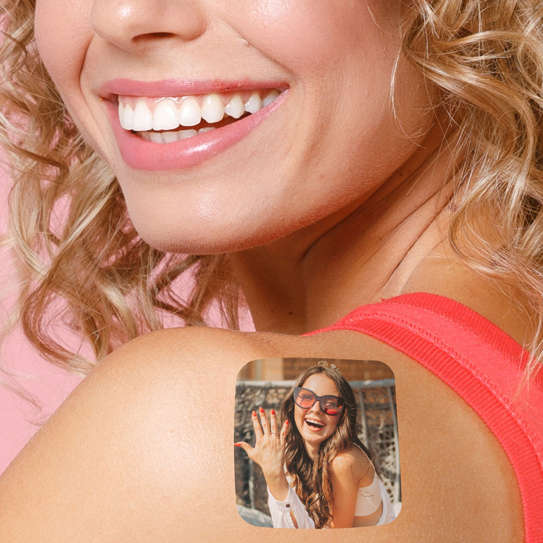 Custom Photo Temporary Tattoos - 12 Ct
