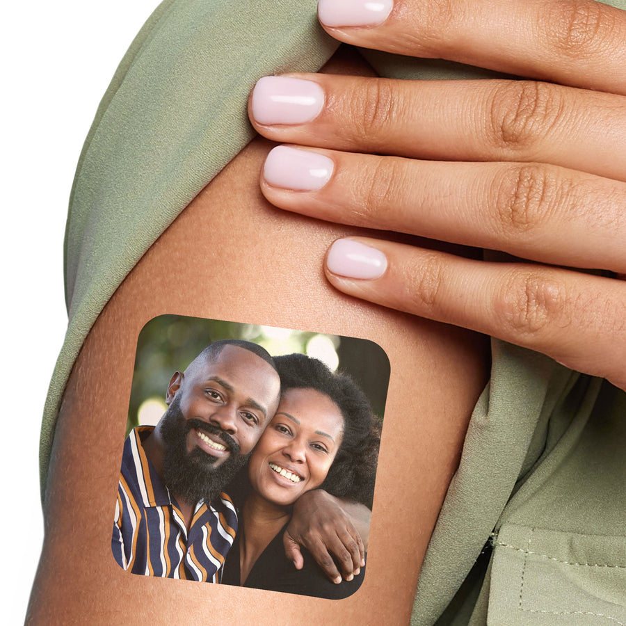 Custom Photo Temporary Tattoos - 12 Ct
