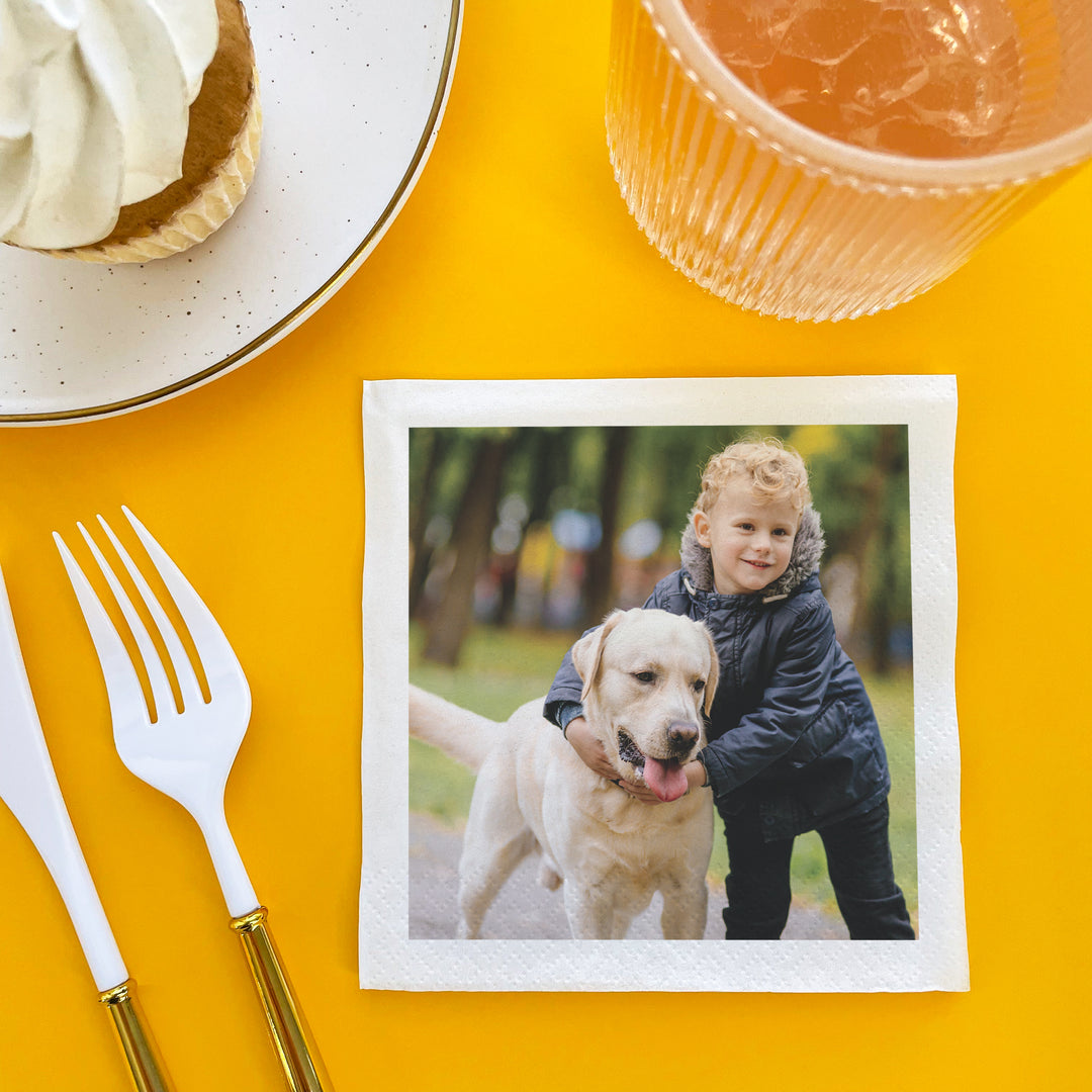 Custom Photo Napkins - Any Occasion