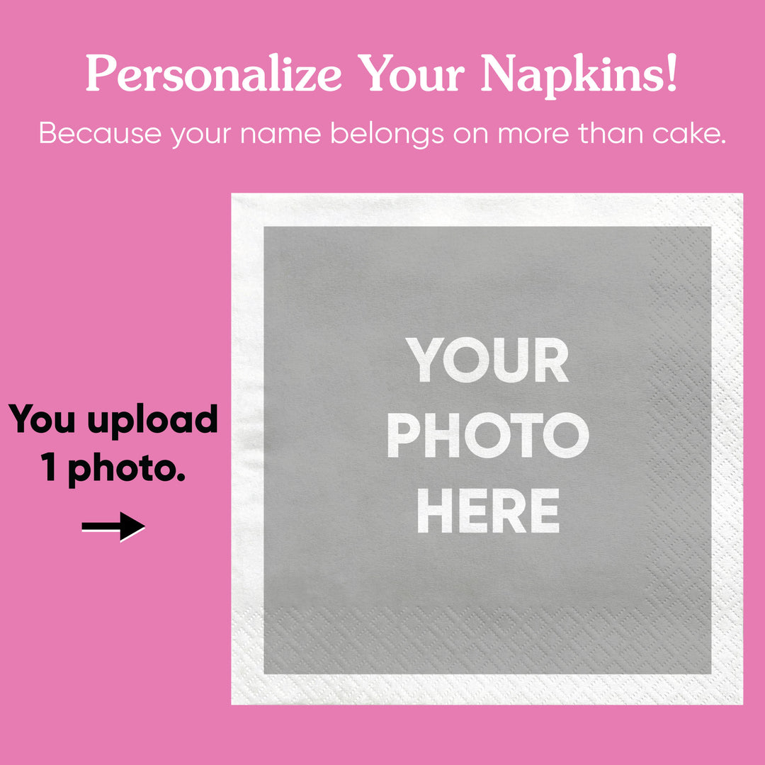 Custom Photo Napkins - Any Occasion