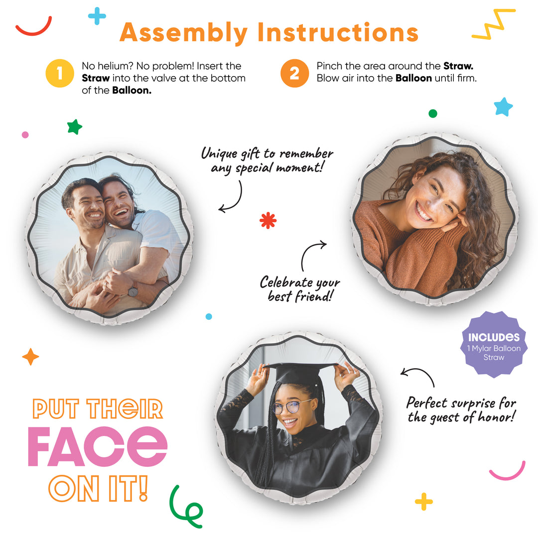 Personalized Photo Balloon - Double Sided - 1 Ct