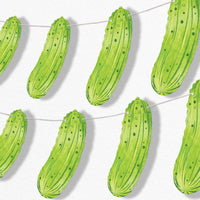 Pickle Garland Banner - 15 Pc