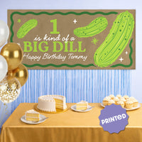 Custom Text Pickle Kraft Banner