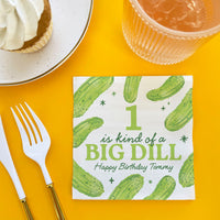 Custom Text Napkins - Pickle