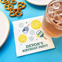 Custom Text Napkins - Pickleball
