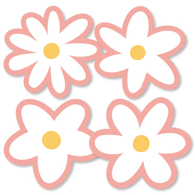 Pink Daisy Flowers - Decorations DIY Floral Party Essentials - Set of 20
