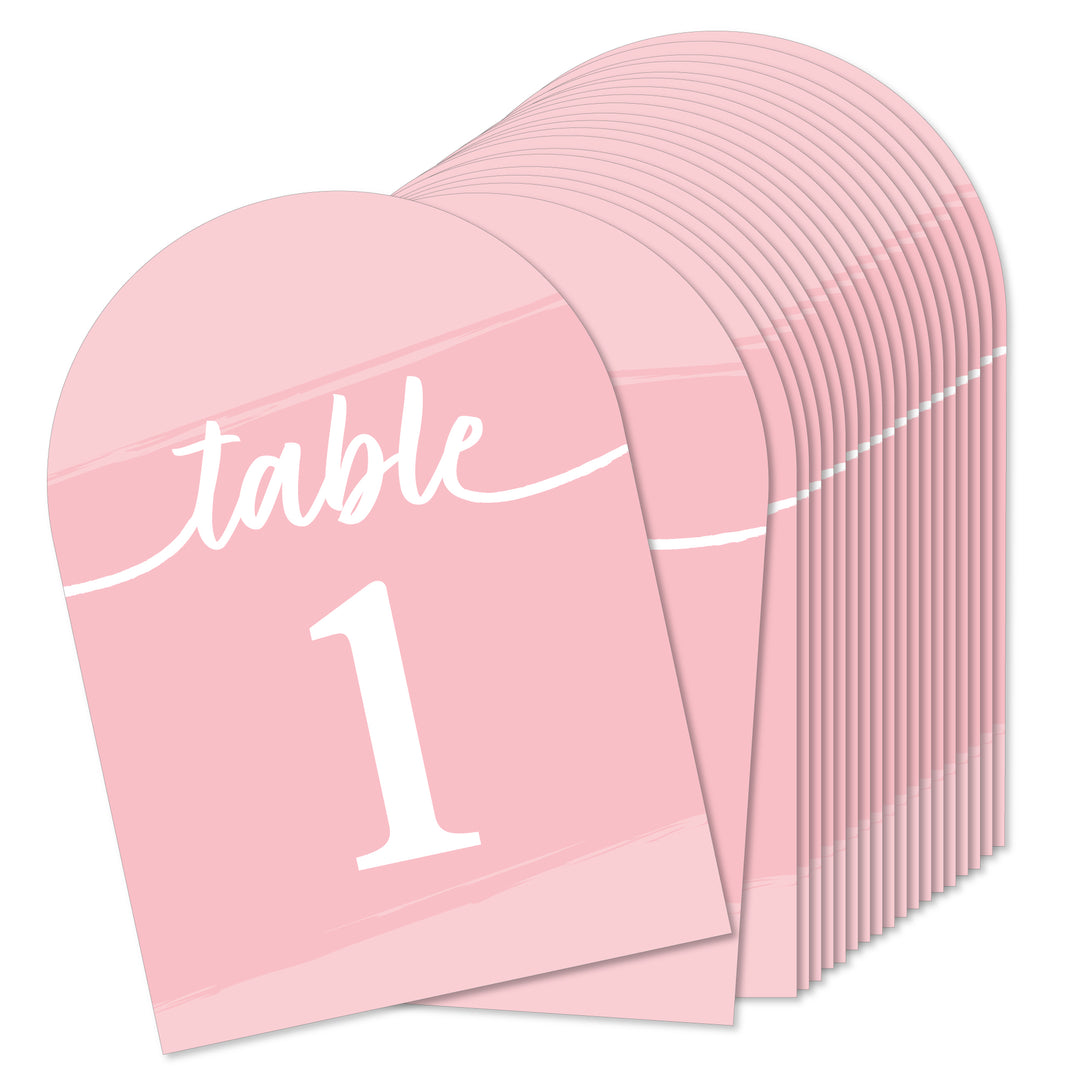Elegantly Simple Table Numbers - 20 Ct