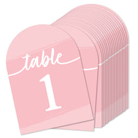 Elegantly Simple Table Numbers - 20 Ct