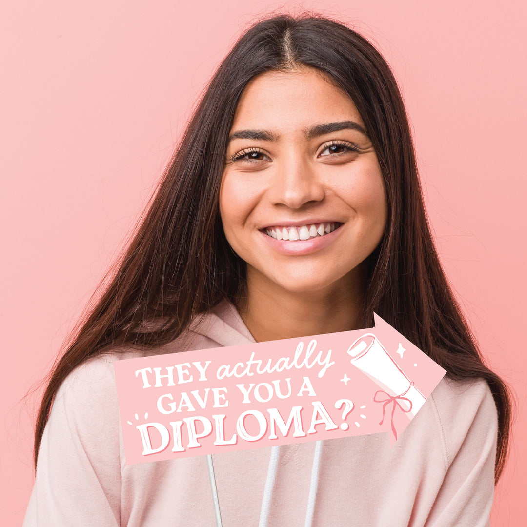 Pastel Grad - Funny Photo Props - 10 Ct
