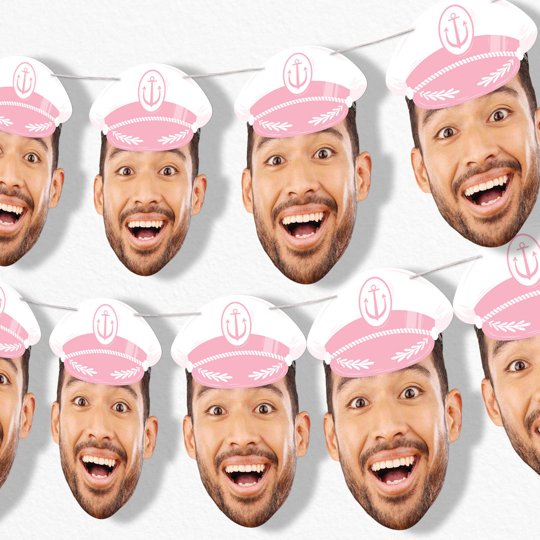 Custom Face Last Toast on the Coast Garland Banner