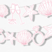 Last Toast on the Coast Garland Banner - 15 Pc