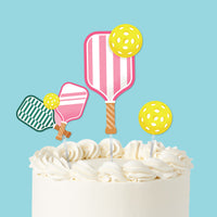 Pickleball Cake Topper - 3 Pc