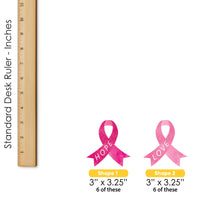 Breast Cancer Awareness Cut-Outs - 24 Ct