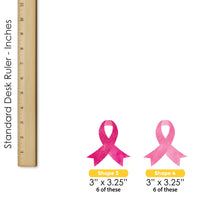Breast Cancer Awareness Cut-Outs - 24 Ct