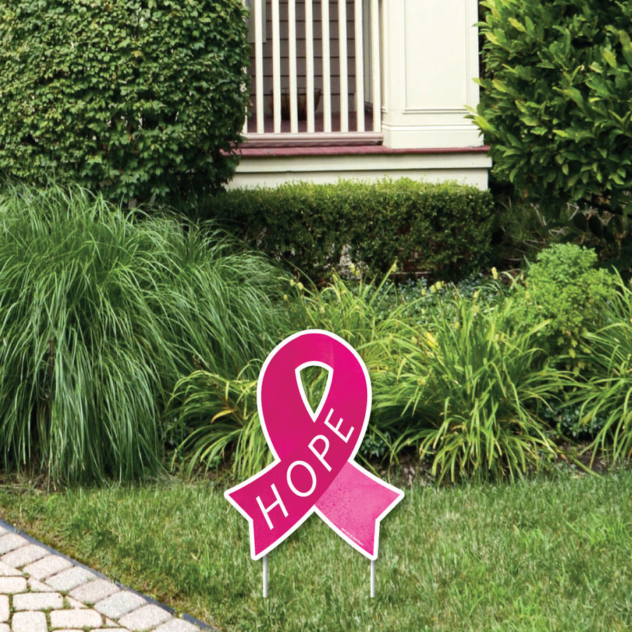Breast Cancer Awareness Yard Sign - 1 Pc