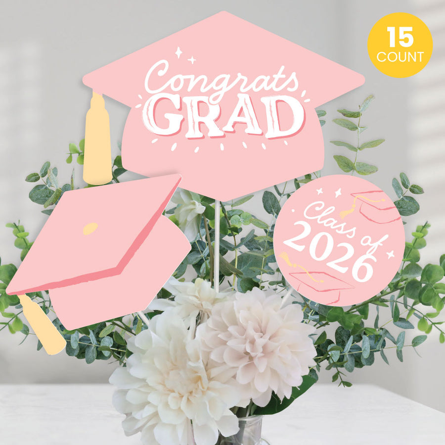 Pastel Grad - Table Toppers - 15 Ct
